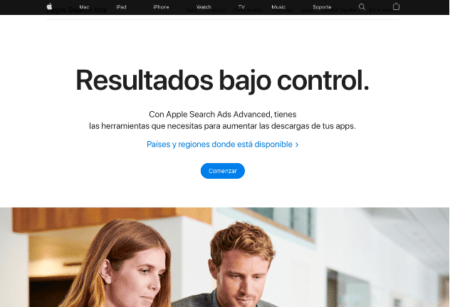 Formatos Apple Search Ads